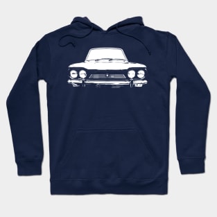 Singer Chamois 1960s British classic car monoblock white Hoodie